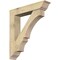 Ekena Millwork Balboa Traditional Rough Sawn Bracket w/ Offset Brace, Douglas Fir, 8"W x 40"D x 44"H BKT0806X40X44BOA01RDF - alternate 1